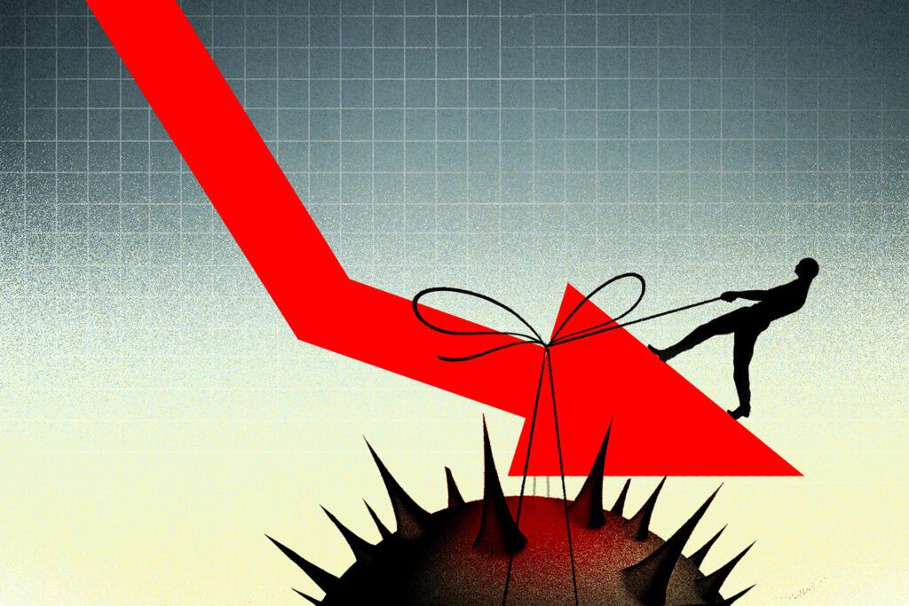 economy after coronavirus brian stauffer illustration 3 2l